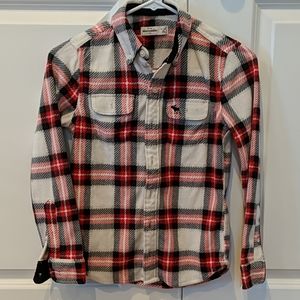 Boys Abercrombie fleece button down